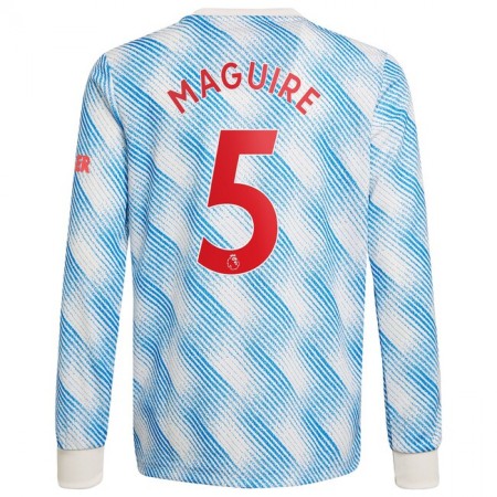 Camisetas Manchester United Harry Maguire 5 Segunda Equipacion 2021/2022 Manga Larga